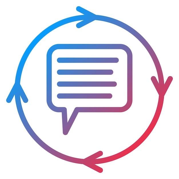 Feedback Loop icoon vector afbeelding Kan worden gebruikt voor Project Assessment