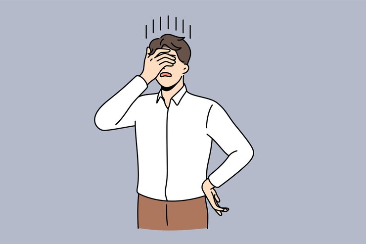ストレスと眠いコンセプトを感じる