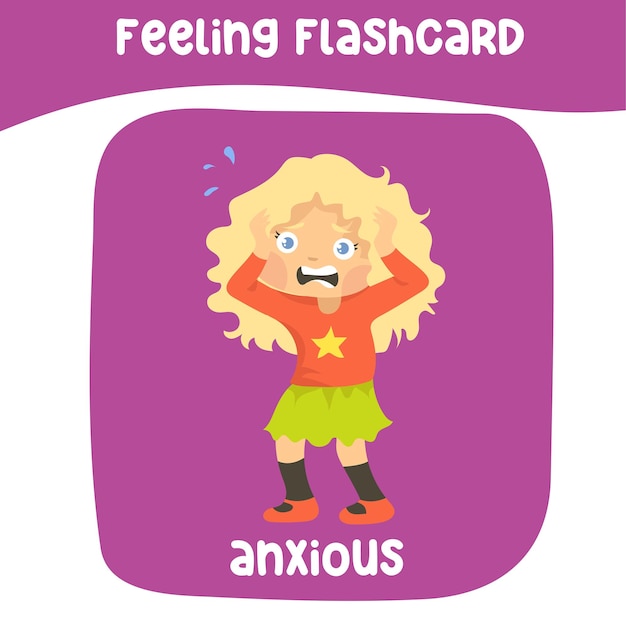 Feelings flashcard collection Cute feeling flashcard collection Printable game cards