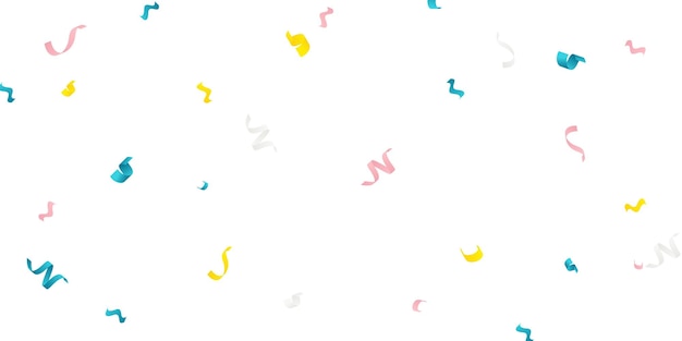 Feest achtergrond met kleurrijke confetti Vector illustratie