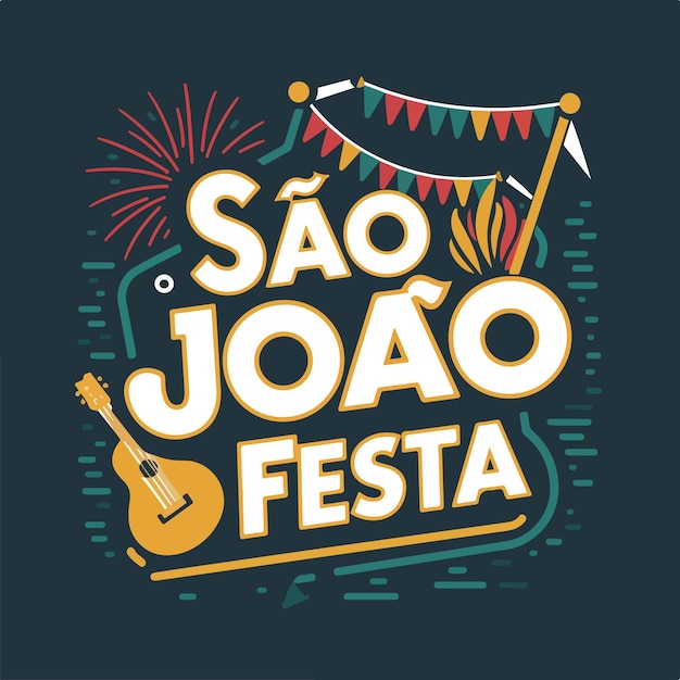 Vector feest van são joão