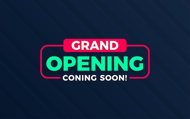 Feestelijke opening komende verkoop poster verkoop banner ontwerpsjabloon met 3D-bewerkbare teksteffect