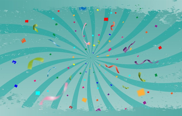 Vector feestelijke vectorillustratie met snoep en lichtjes