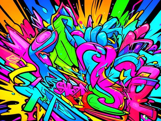 Vector feko graffiti art