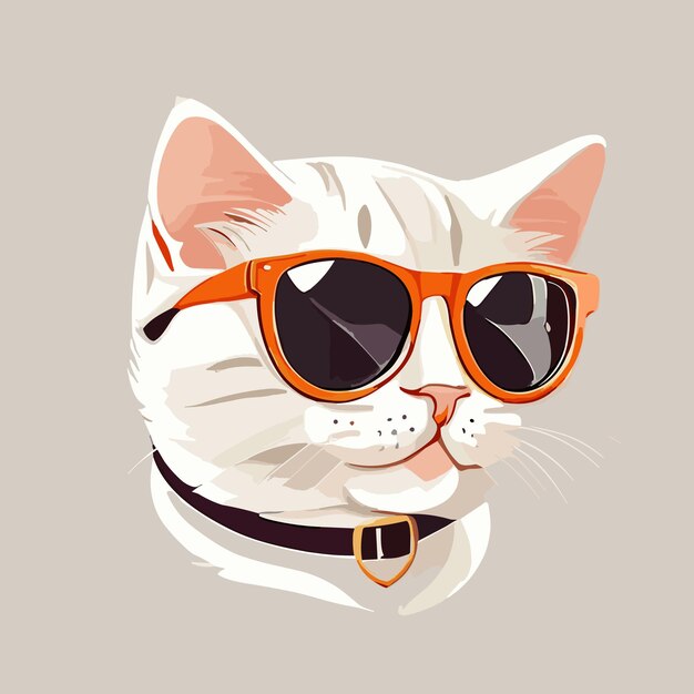 Vector feline flourish vector cat design showcase