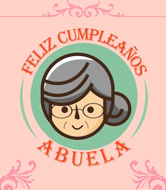 Feliz cumpleaños Abuela、Happy Birthday のスペイン語での特別な T シャツ デザインなど。