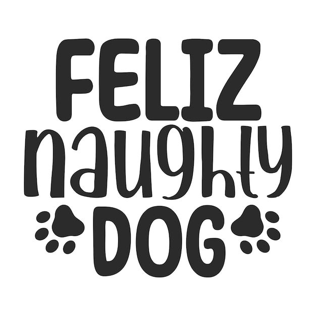 Vector feliz naughty dog