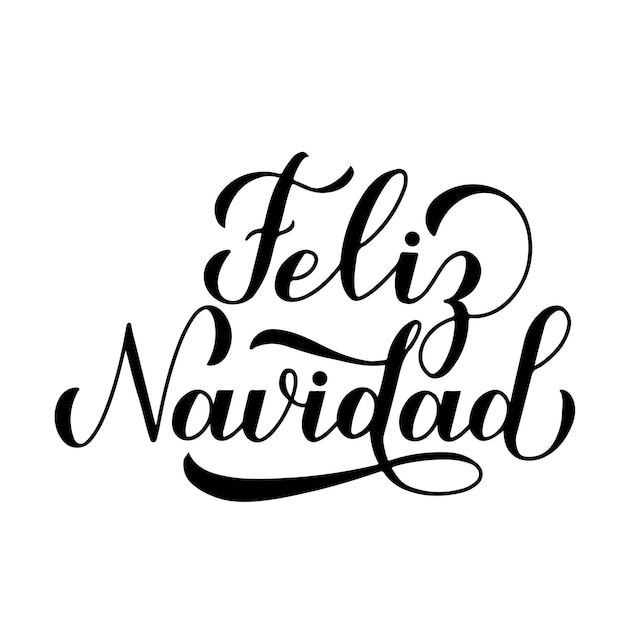 펠리즈 나비다드(Feliz Navidad) 서예 핸드 레터링