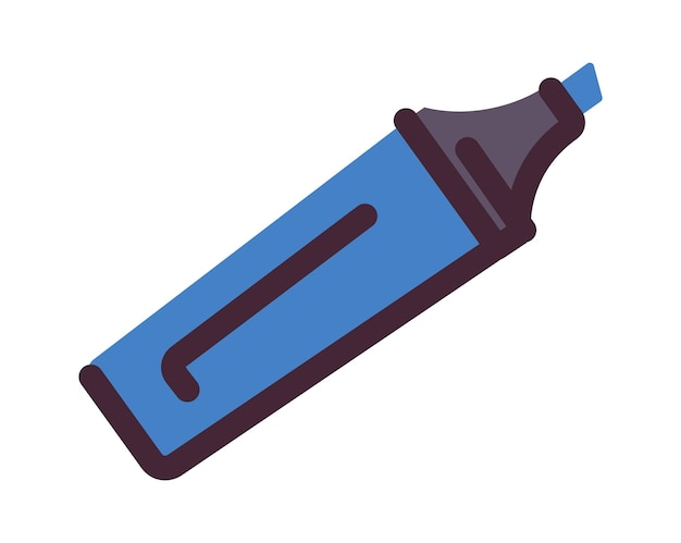 Felttip pen icon Vector illustration