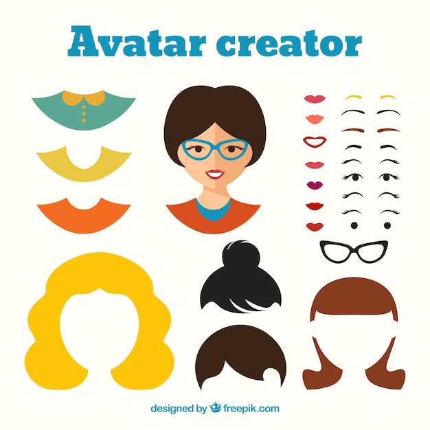 Женский avatar creator