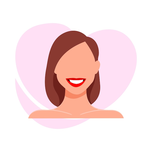 female character avatar using lipstick on lips