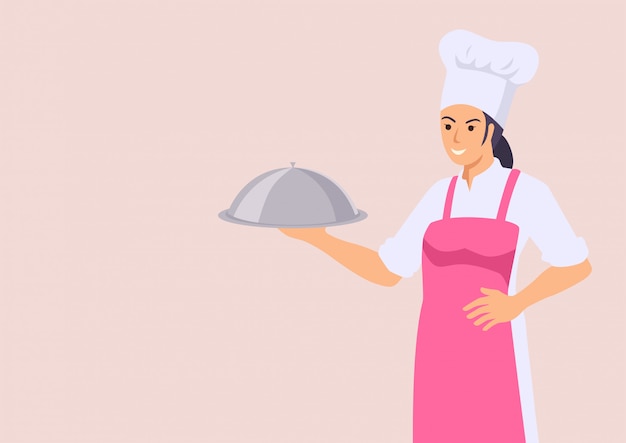 Female chef