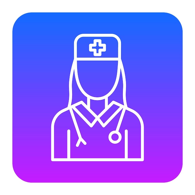 Female Doctor Vector Illustration