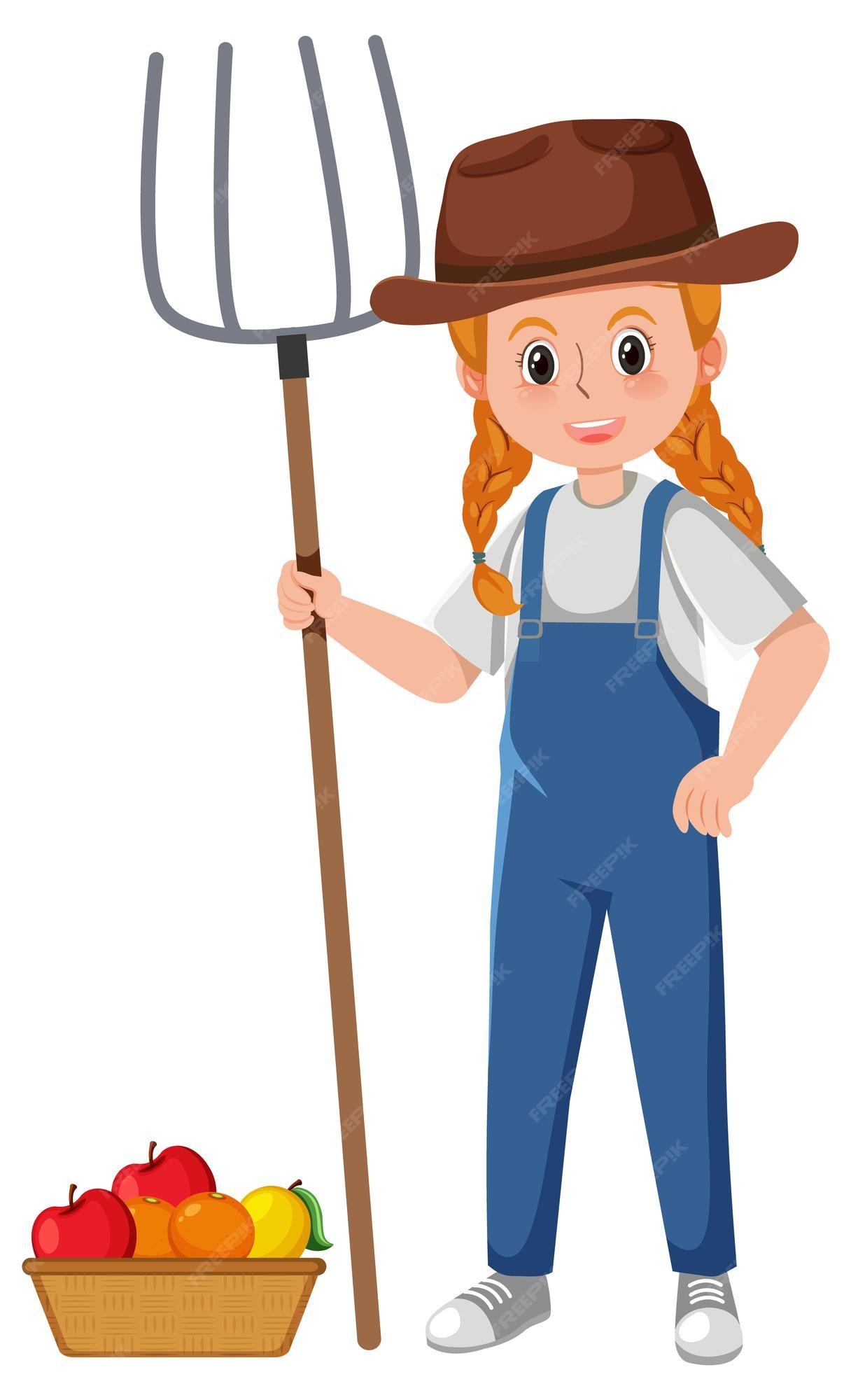 woman farmer clipart images