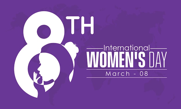 Female freedom awareness concept banner design of international women's day observed on march 08