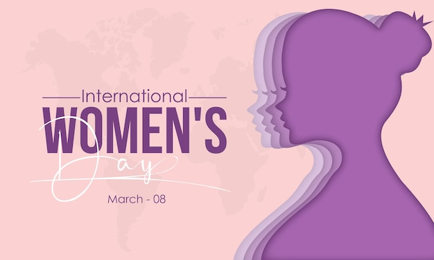 Female freedom awareness concept banner design of International Women's Day observed on March 08