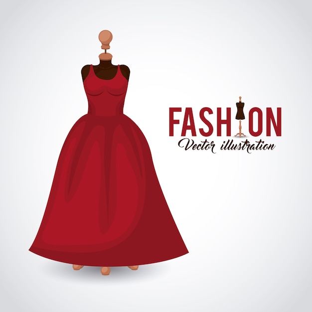 Vettore fashion design femminile