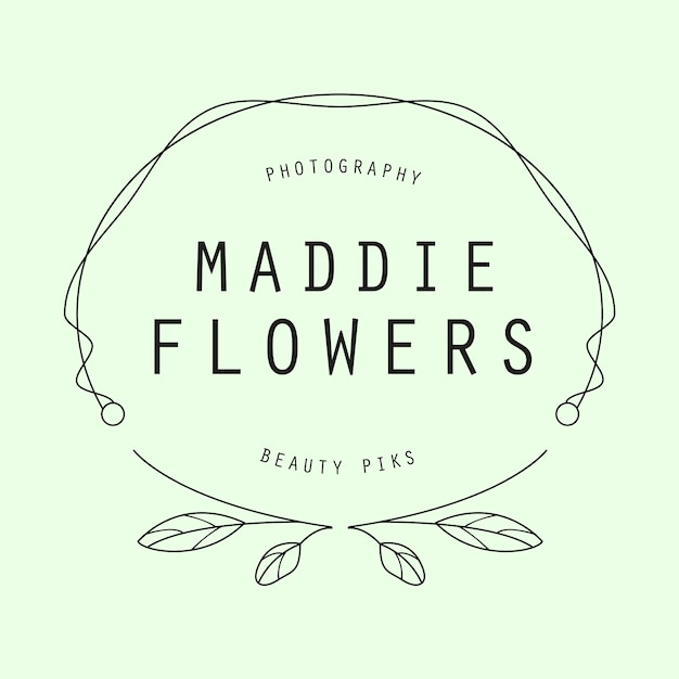 Feminine Flower Logo Template