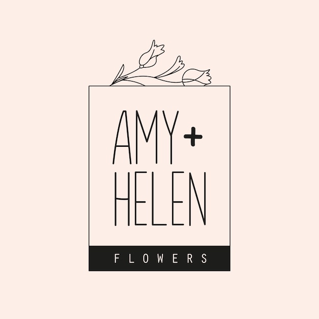 Женские цветочные логотипы