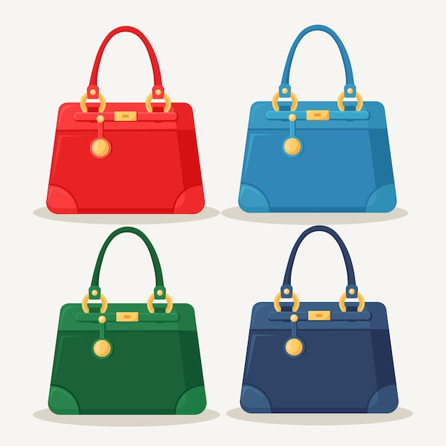Feminine handbag for shopping, travel, vacation. Leather bag with handle