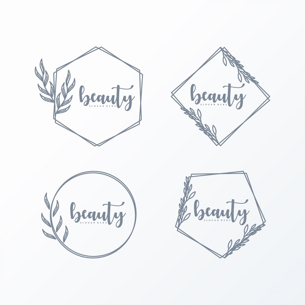 Logo femminile semplice ed elegante