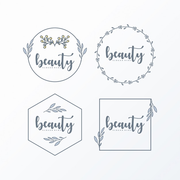 Feminine logo simple and elegant