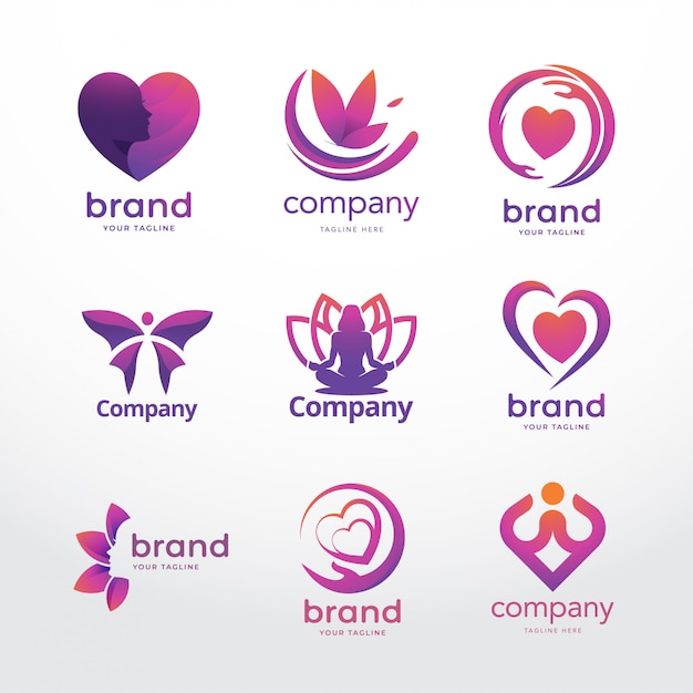 Feminine logo template