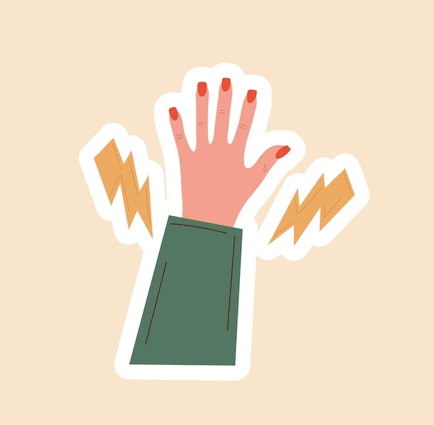 Femme woman hand icon