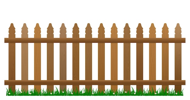 Vector fence grass 2b