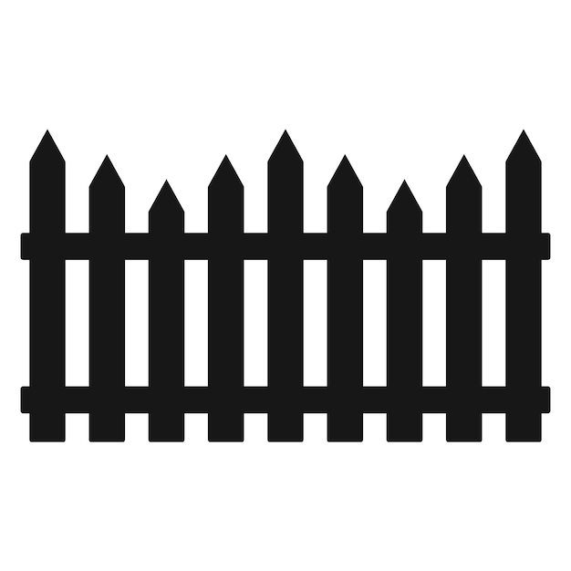 fence icon wood fence icon