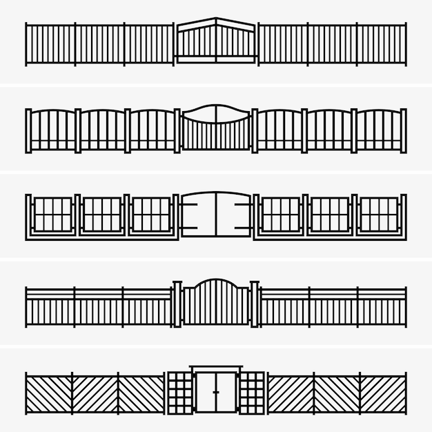 Vector fencing and gates