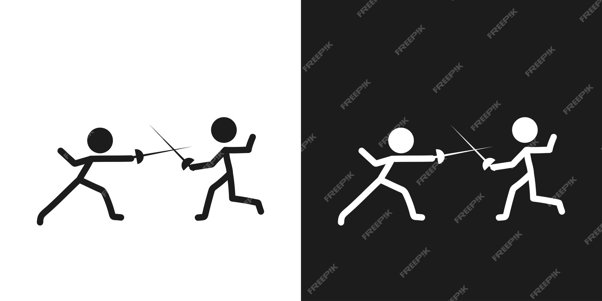 Stickman Fight Vector Images (over 270)