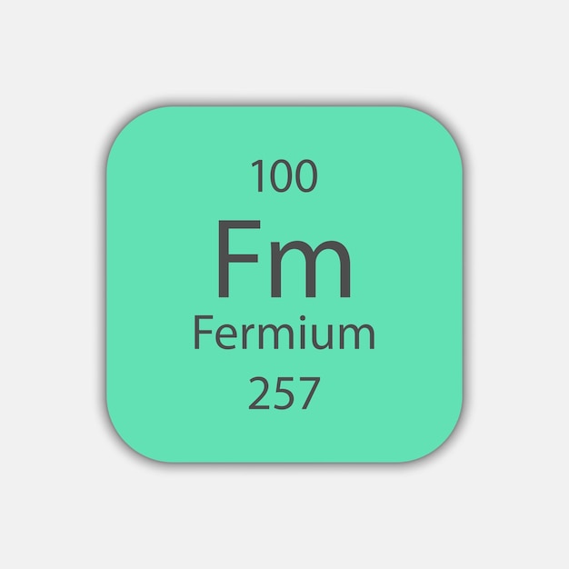 ベクトル フェルミウム記号 周期表の化学元素 ベクトル図