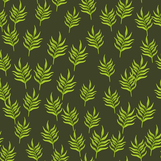 Fern leaf wallpaper abstract exotic plant seamless pattern tropical palm leaves pattern botanical texture