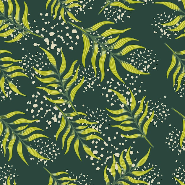 Fern leaf wallpaper abstract exotisch planten naadloos patroon tropisch palmbladeren patroon botanische textuur