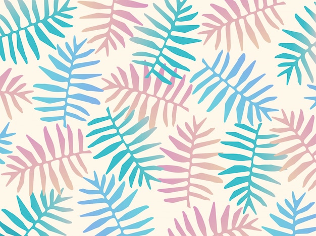 Fern leaves background