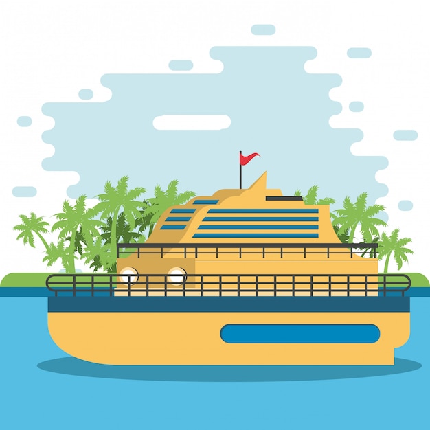 Ferris river cruise ship travel