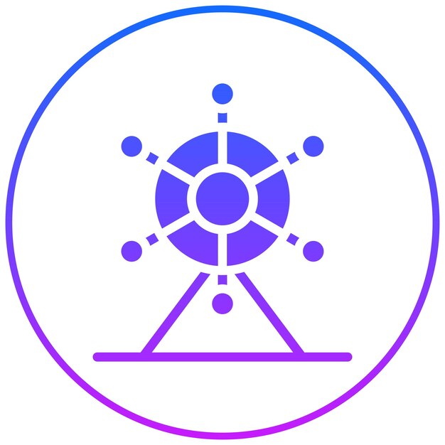 ferris wheel vector illustration