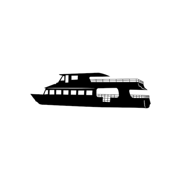 Vector ferry boat passenger icon