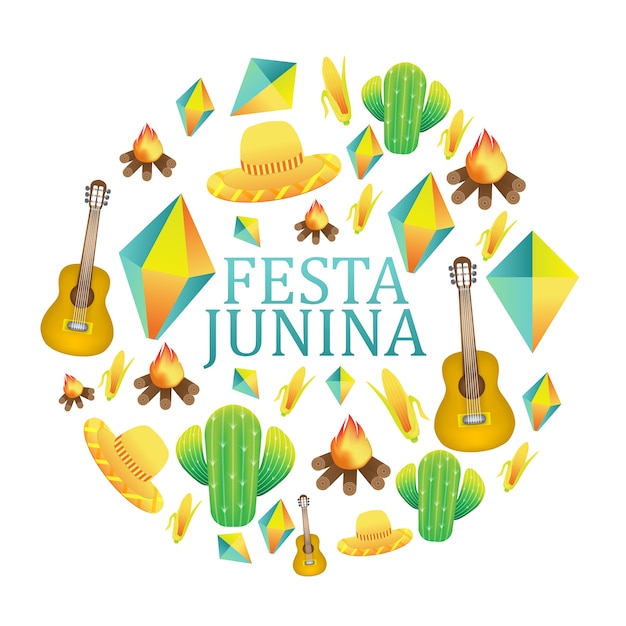 festa junina background holiday