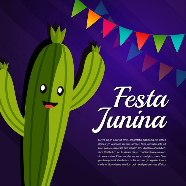 Festa junina banner template
