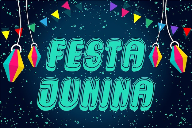 Vettore festa junina celebrazione banner