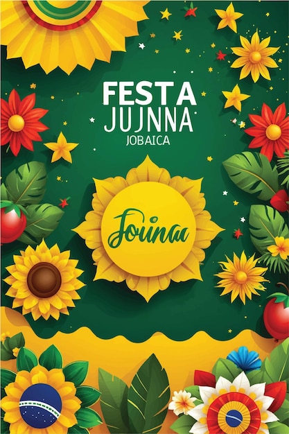 Festa Junina celebration Brazil June Festival Design Brazilian Traditional Celebration