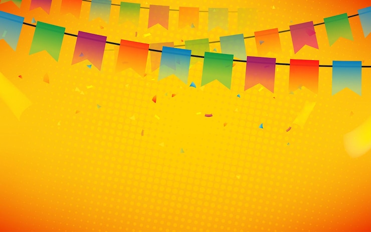 Vector festa junina festival celebration background banner design