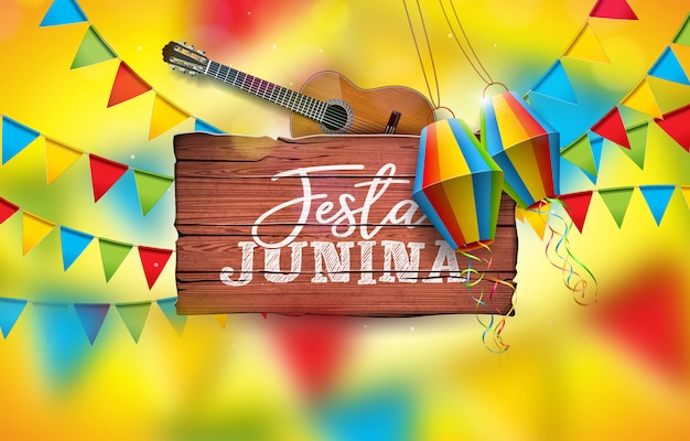 Festa junina illustratie