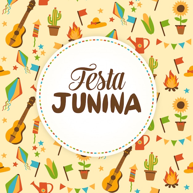 Festa junina-wenskaart