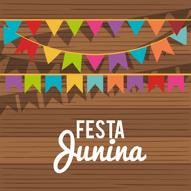 Vettore festa junina