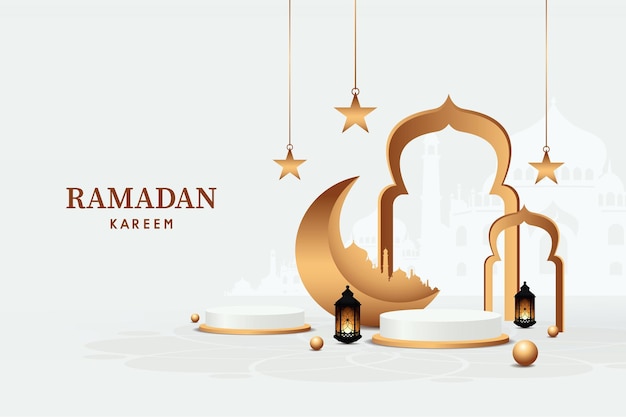 Festival per il mese santo musulmano ramadan kareem disegno vettoriale