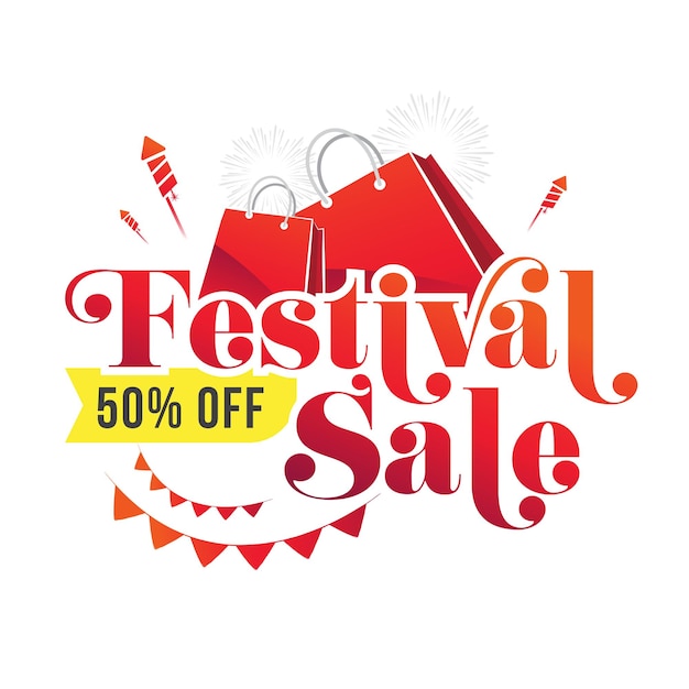 Festival Sale Banner Design Template