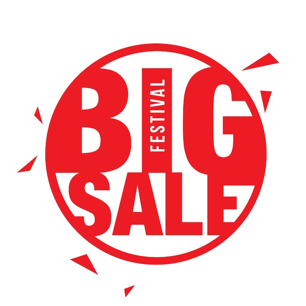 Festive Big Sale Poster Design Template